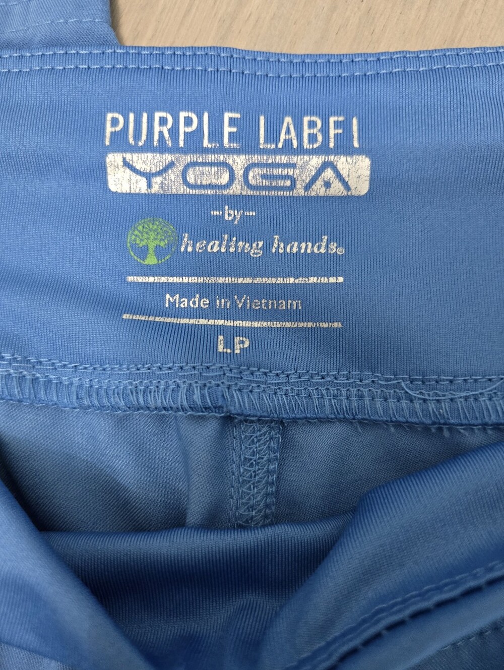 Healing Hands Purple Label Yoga Scrubs Set XL Top LP Pants - Picture 3 of 14